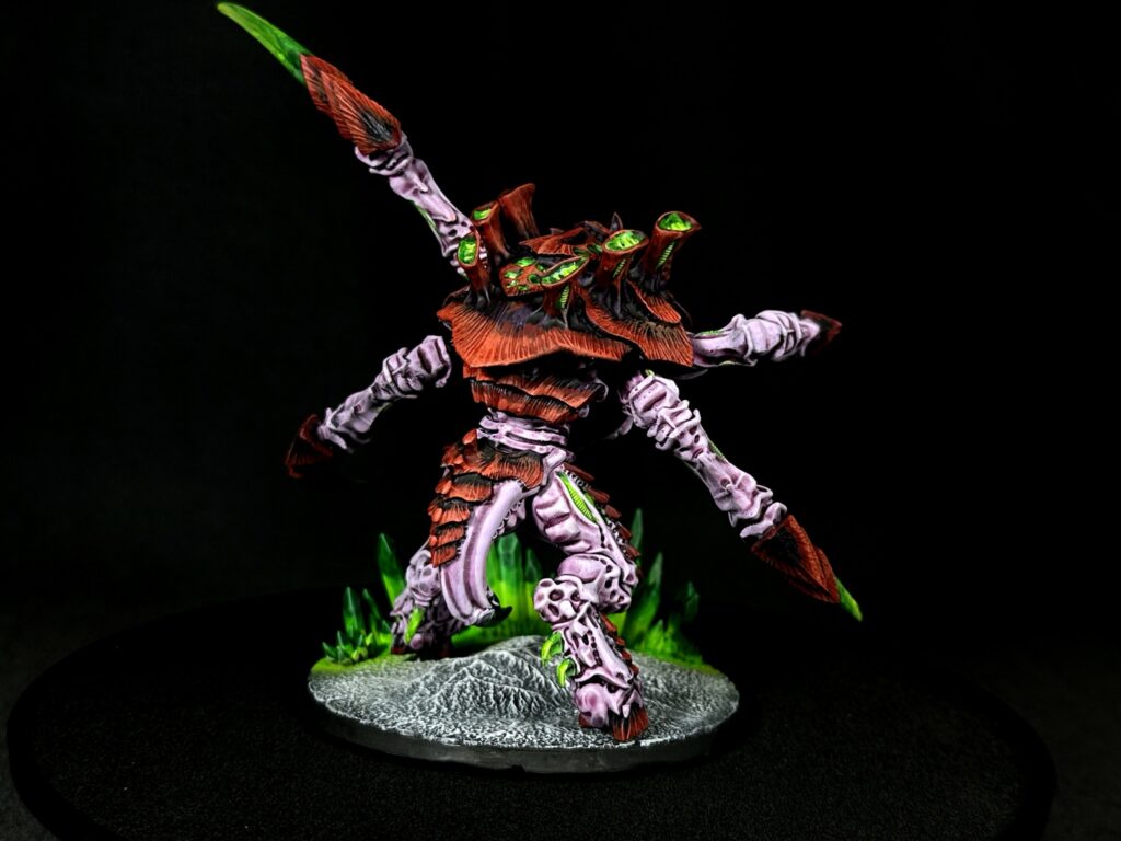 Tyranids from Kraken Hive Fleet painted in toxic colours