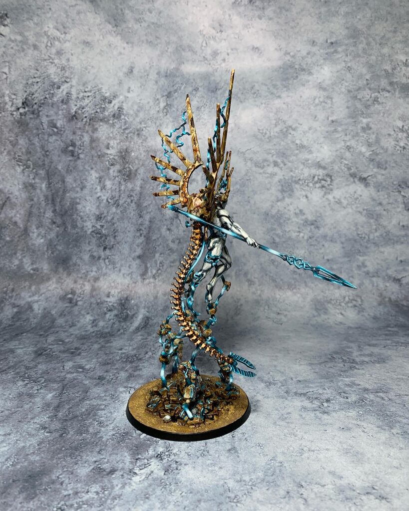 C'tan Shard of the Void in blue colours