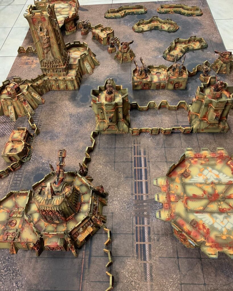 Imperial Defences and Drop Pod debris