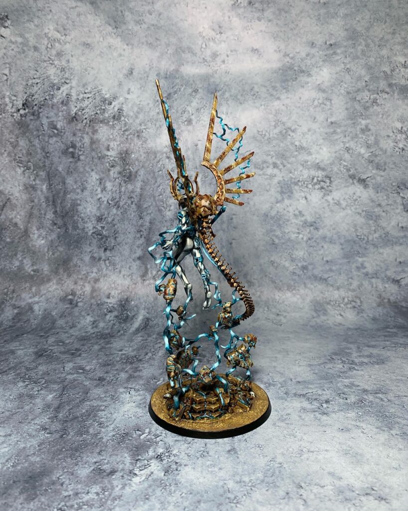 C'tan Shard of the Void in blue colours