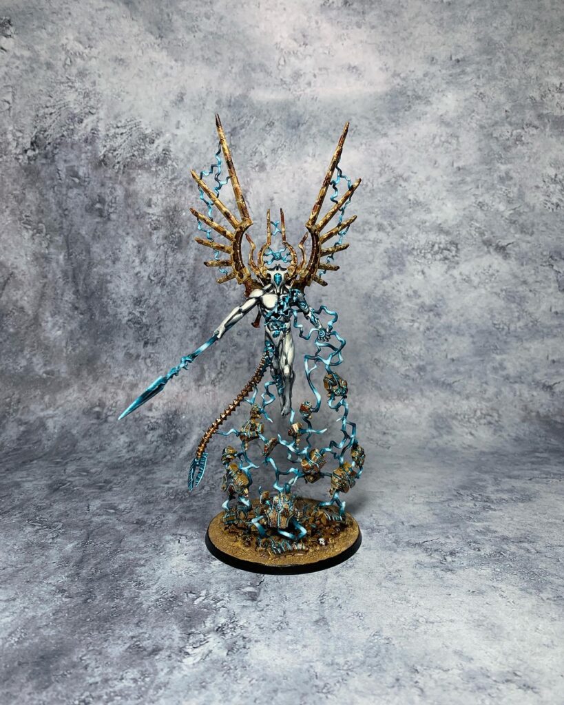 C'tan Shard of the Void in blue colours