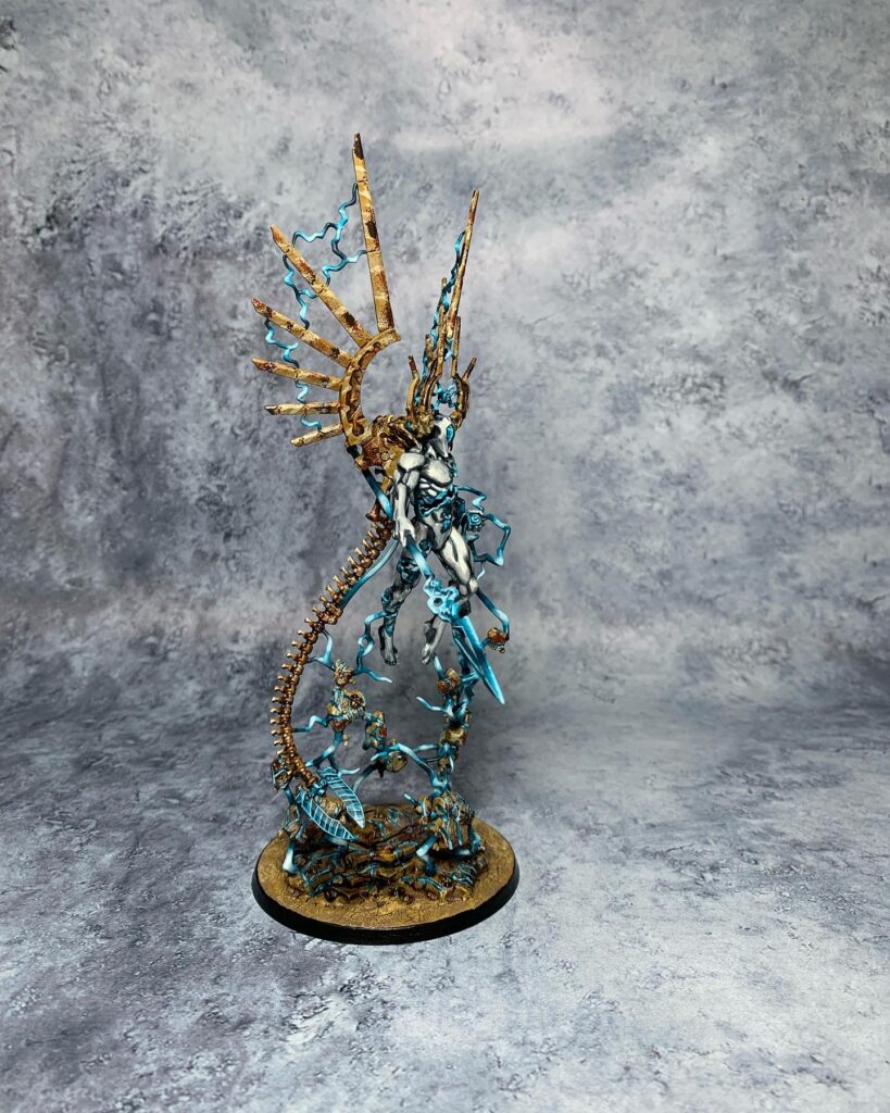 C'tan Shard of the Void in blue colours