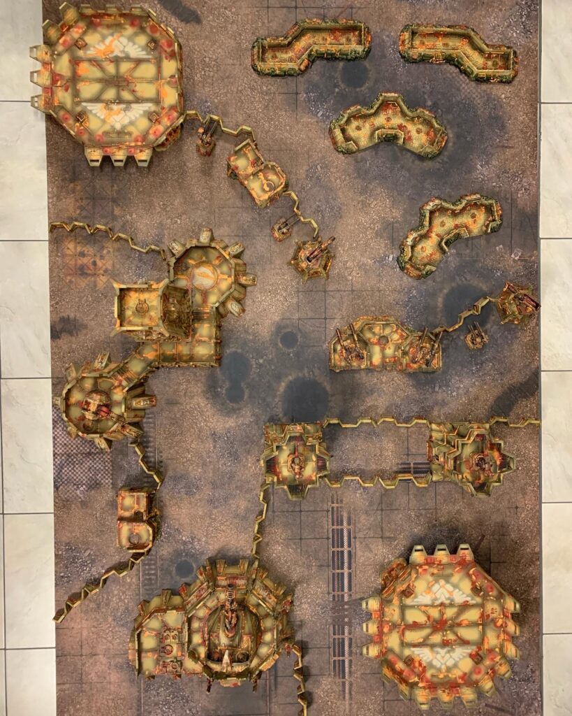 Imperial Defences and Drop Pod debris