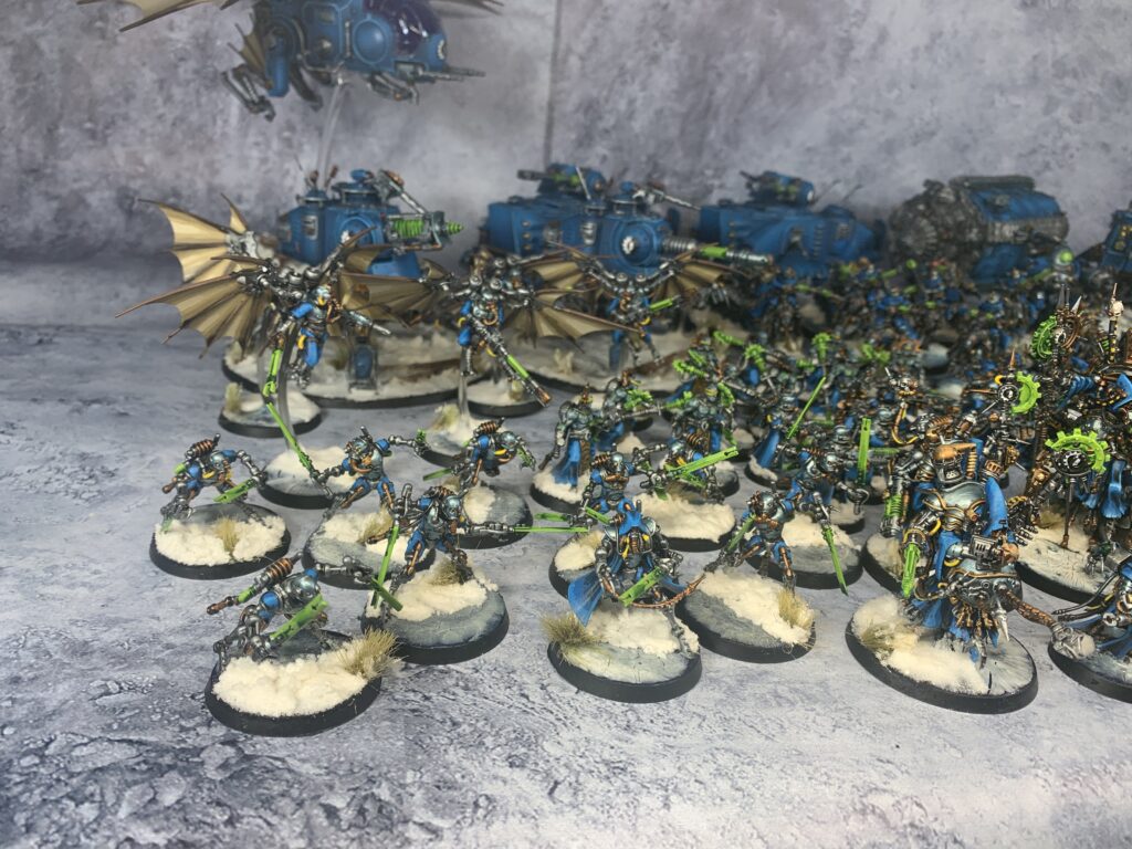 Adeptus Mechanicus in blue and ice