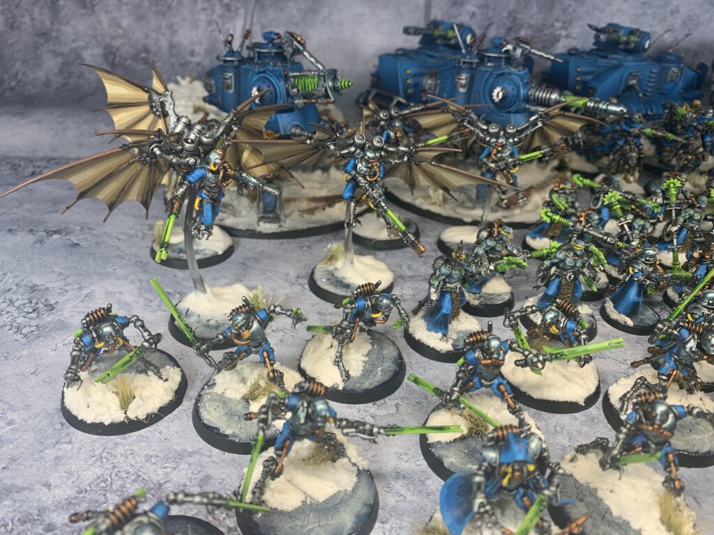 Adeptus Mechanicus in blue and ice
