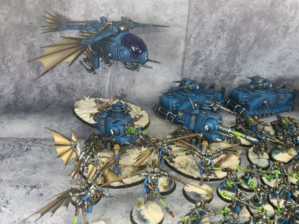Adeptus Mechanicus in blue and ice