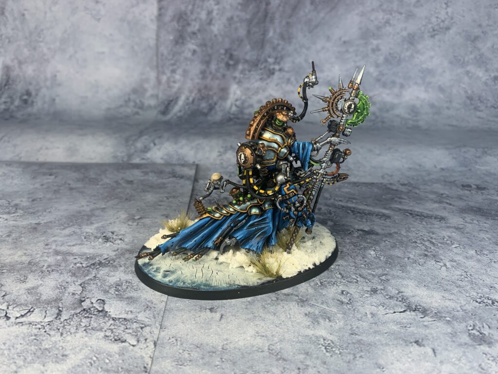 Adeptus Mechanicus in blue and ice