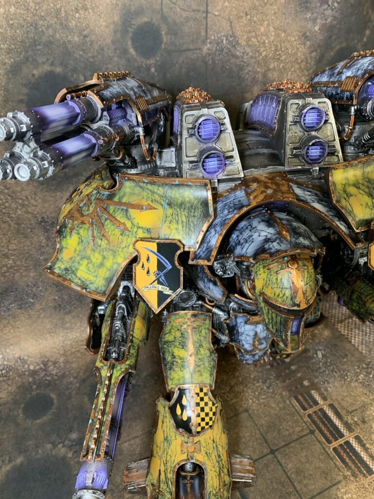 Warlord Titan from Legio Pallidus Mor