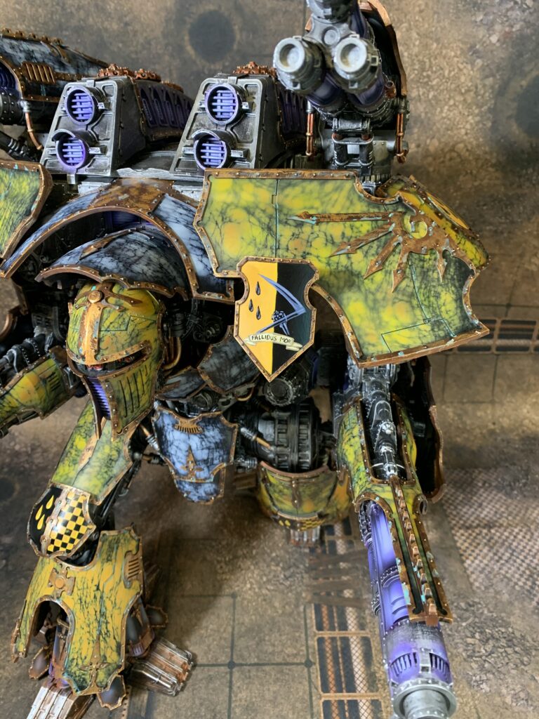 Warlord Titan from Legio Pallidus Mor