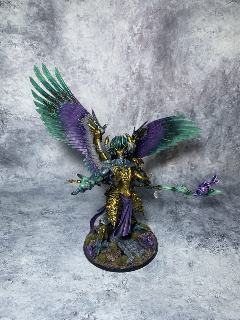 Magnus the Red in dark tones