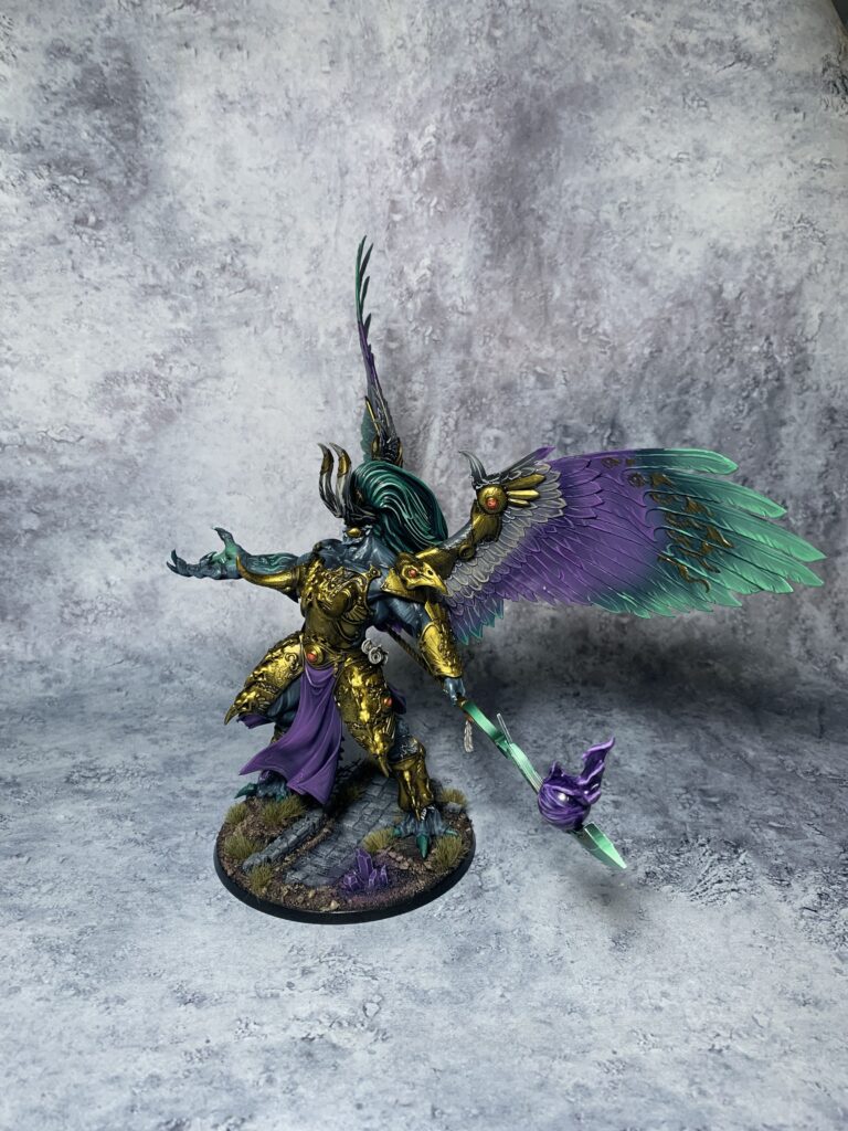 Magnus the Red in dark tones