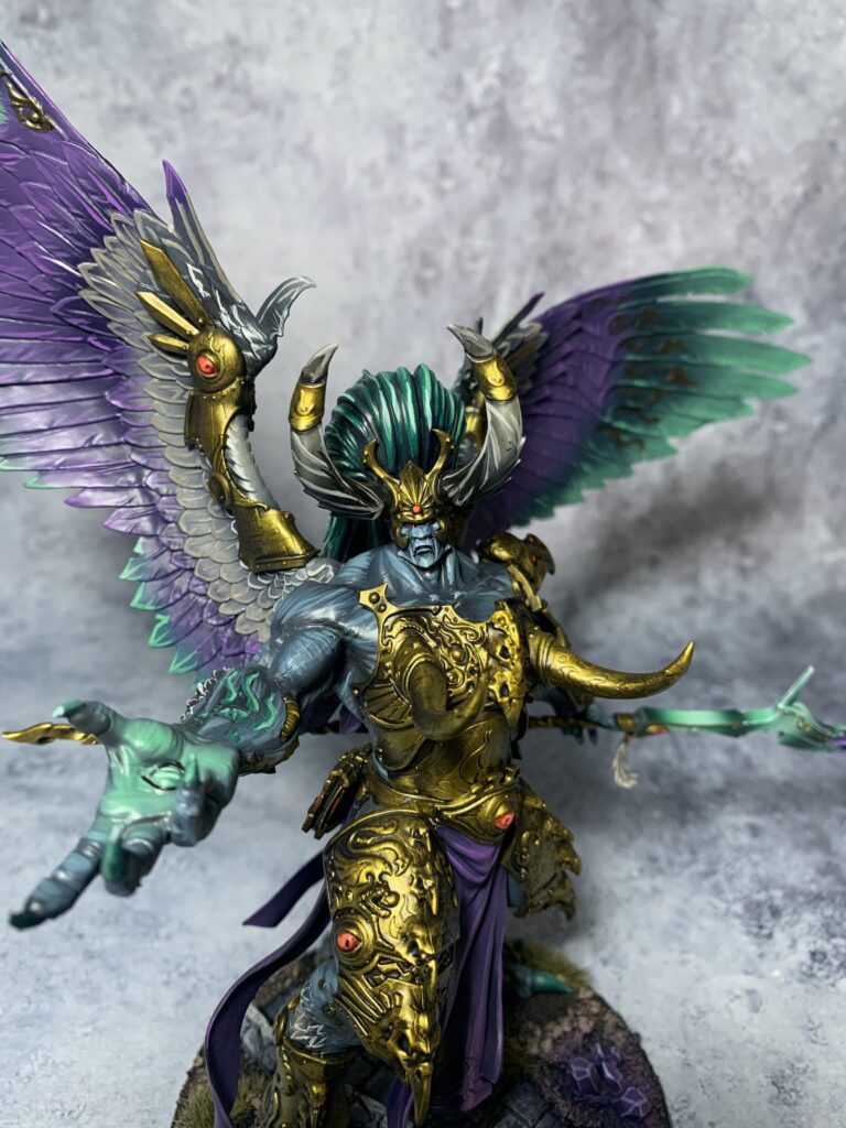 Magnus the Red in dark tones