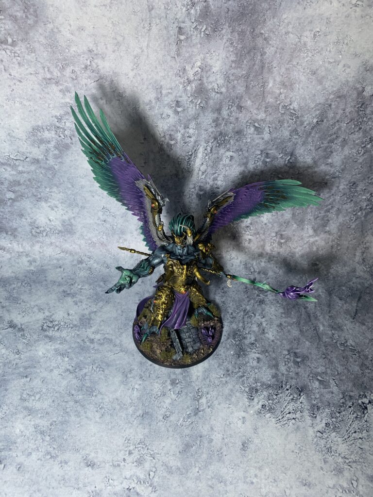 Magnus the Red in dark tones