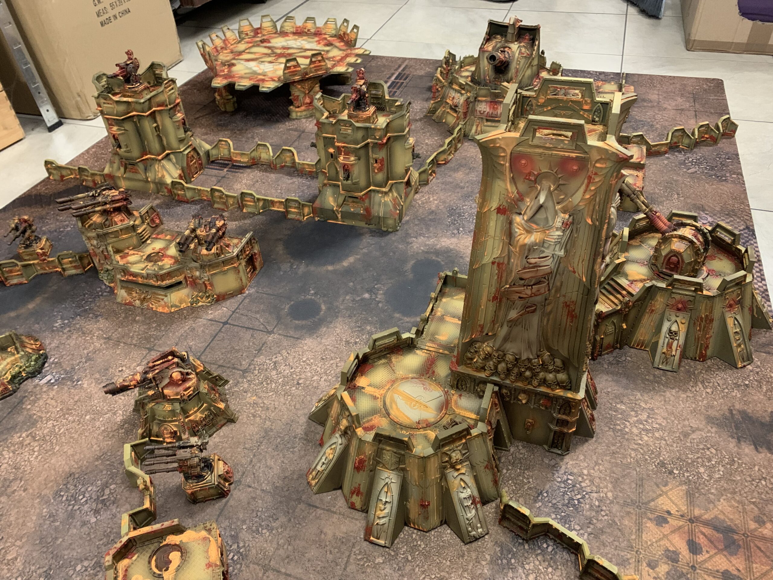 Imperial Defences and Drop Pod debris