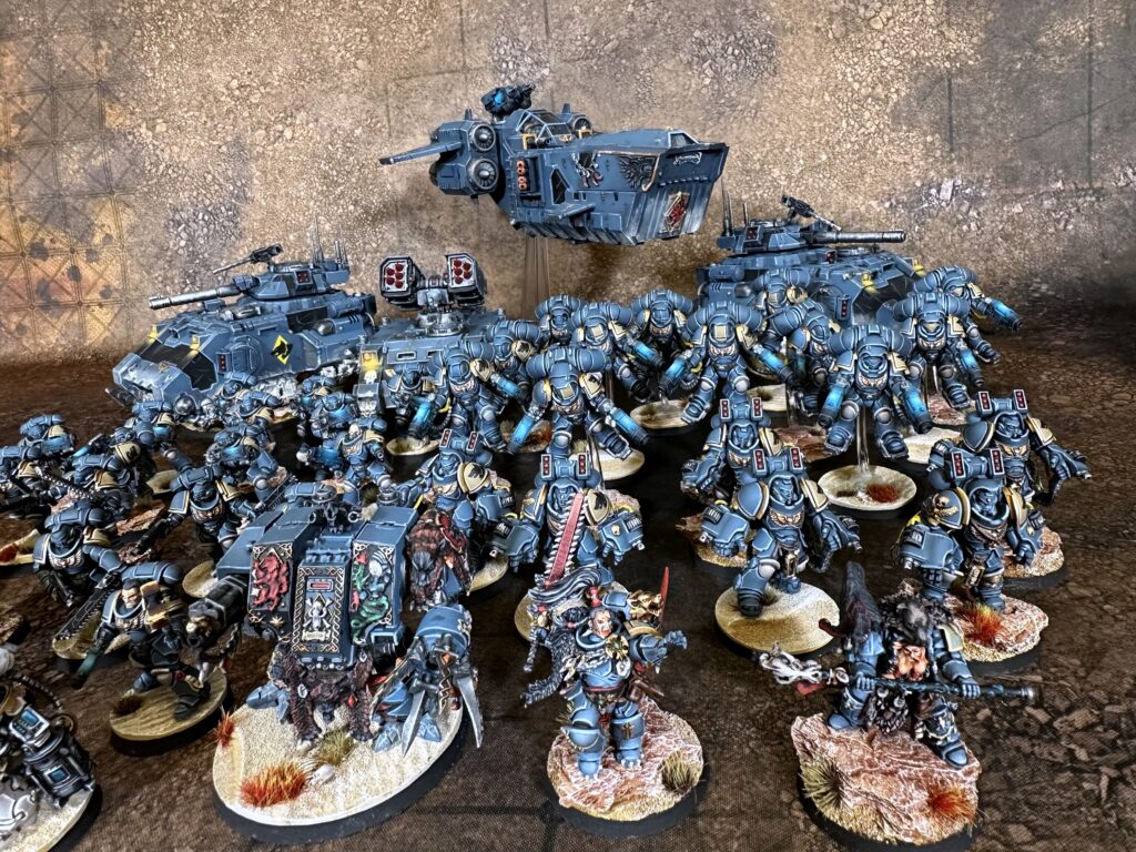 Space Wolves in dessert theme