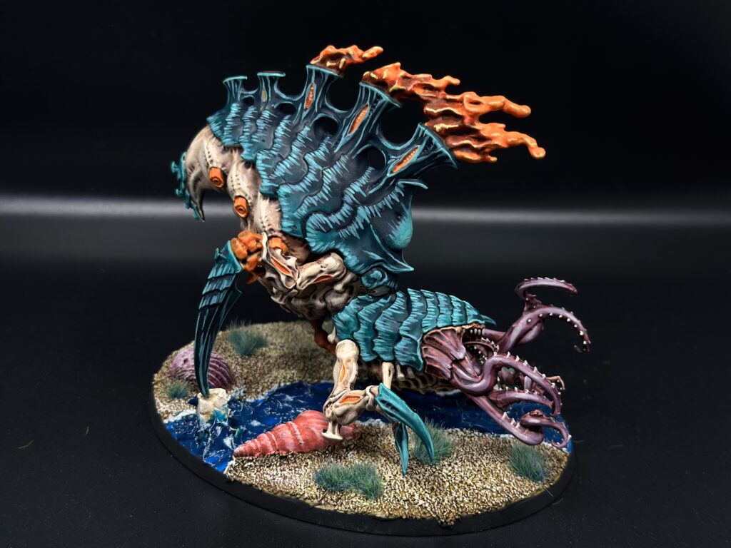 Tyranids in Sea Theme on water transparent bases