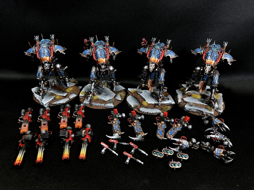 Chaos War Dogs in Night Lords Colours