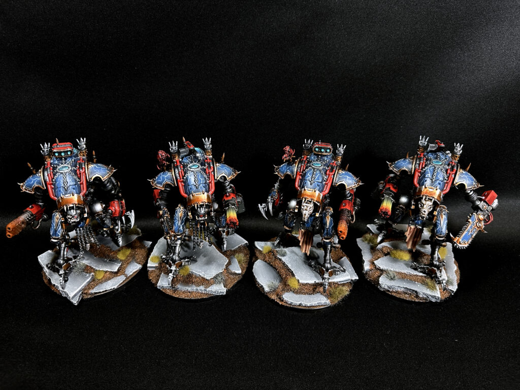 Chaos War Dogs in Night Lords Colours