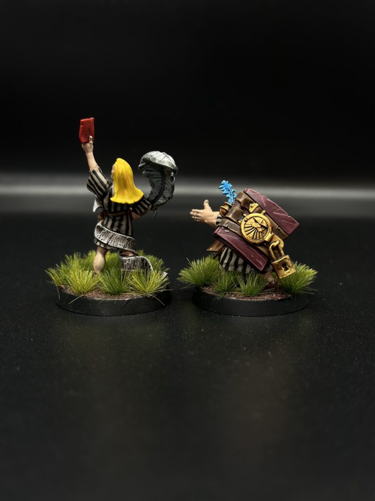 Blood Bowl Amazons in green and yellow