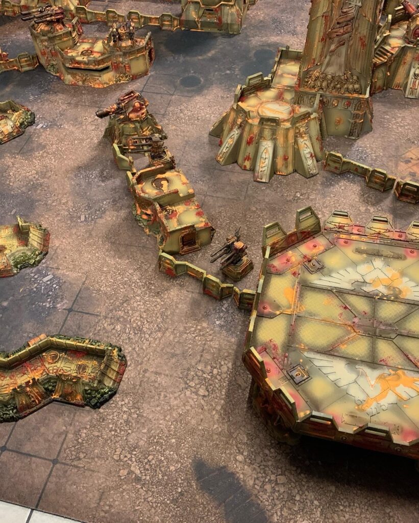 Imperial Defences and Drop Pod debris