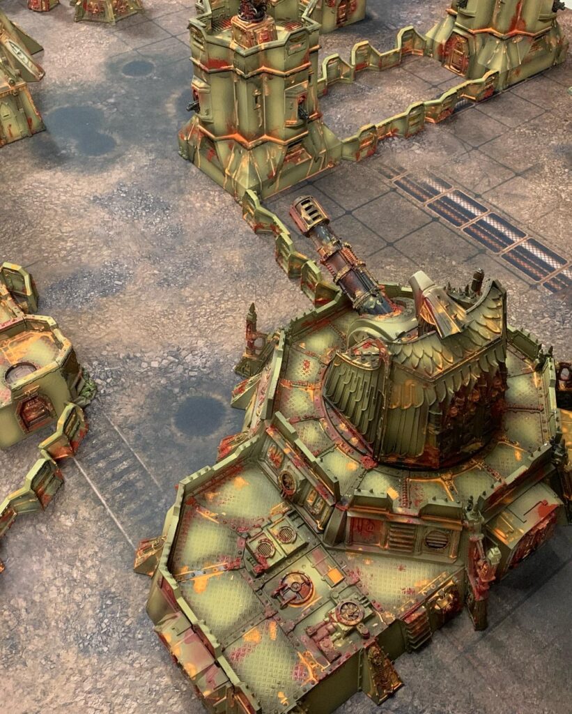 Imperial Defences and Drop Pod debris