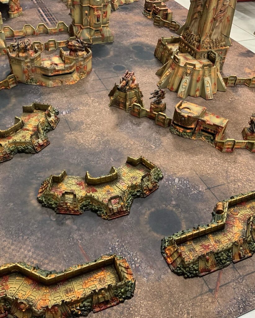 Imperial Defences and Drop Pod debris