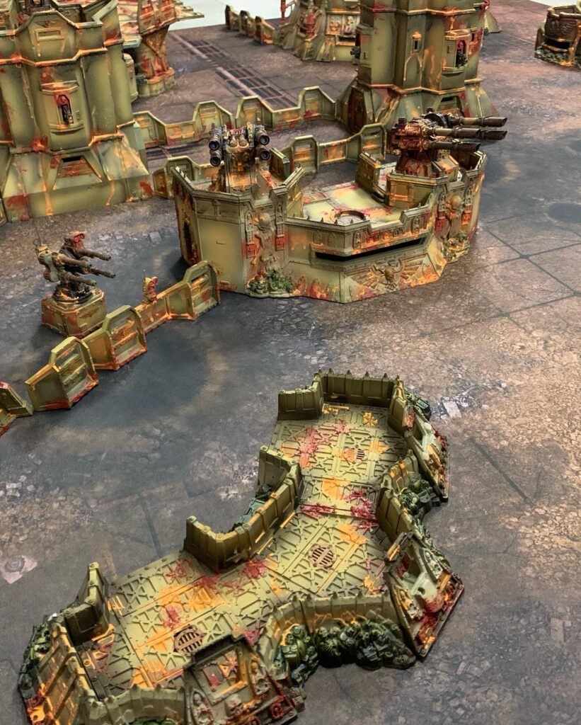 Imperial Defences and Drop Pod debris