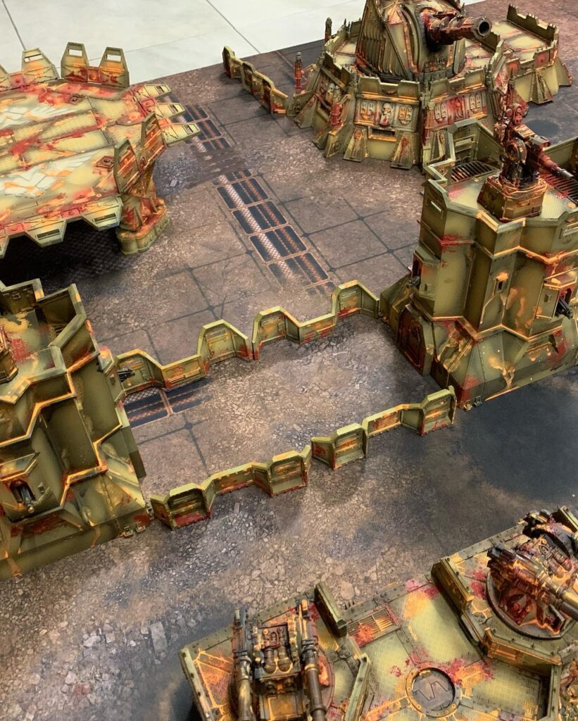 Imperial Defences and Drop Pod debris