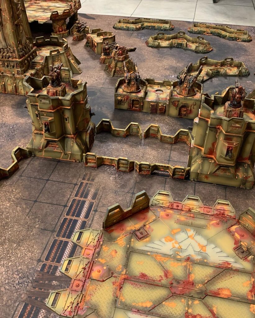 Imperial Defences and Drop Pod debris