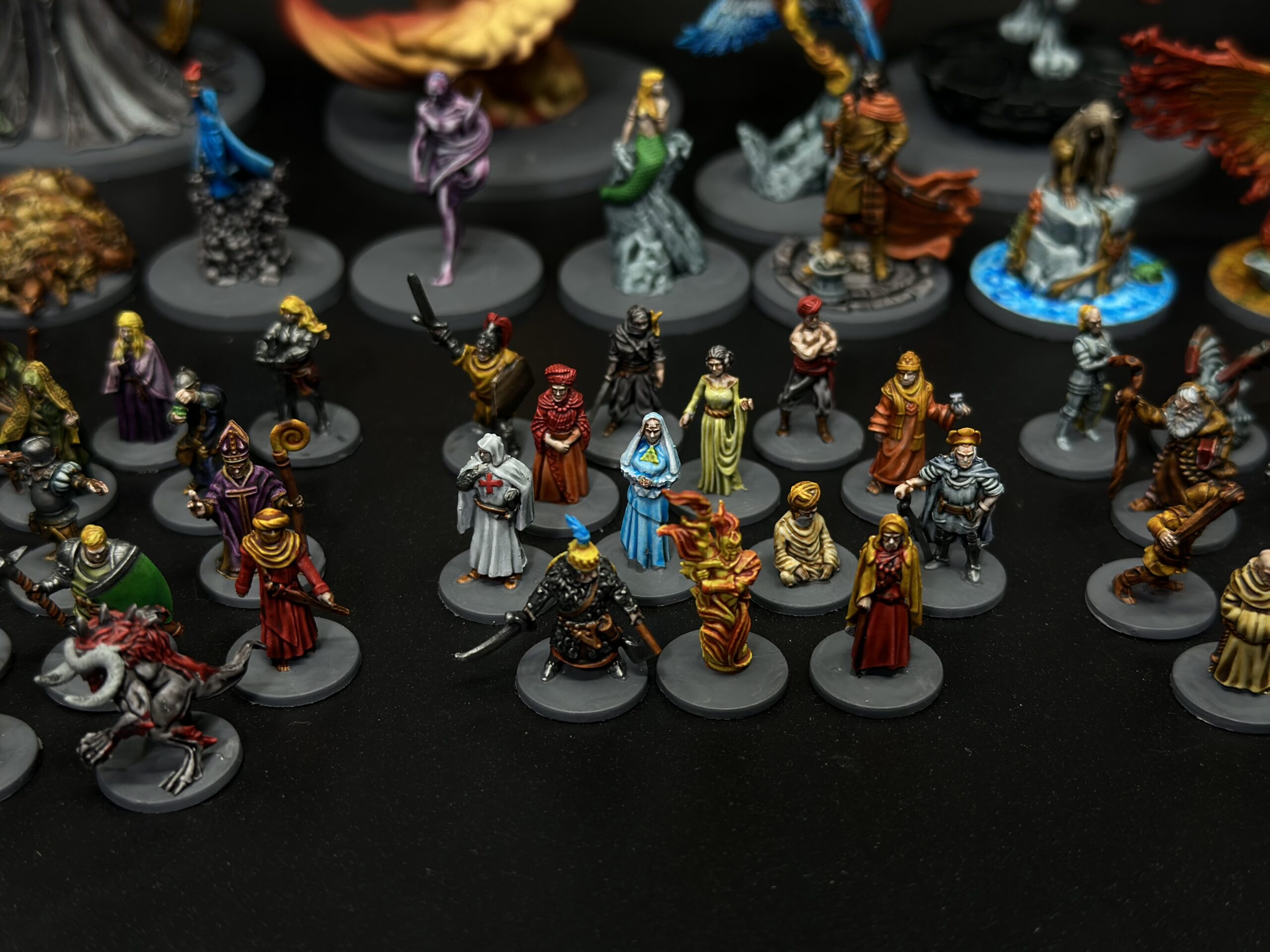 Destines painted miniatures from boardgame
