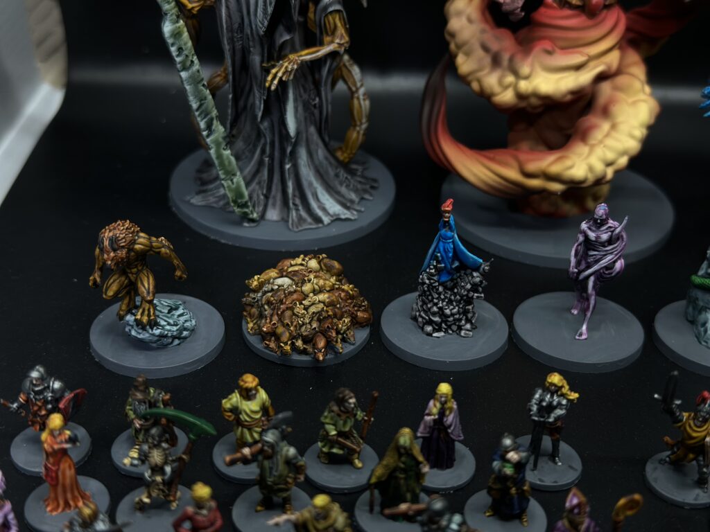 Destines painted miniatures from boardgame