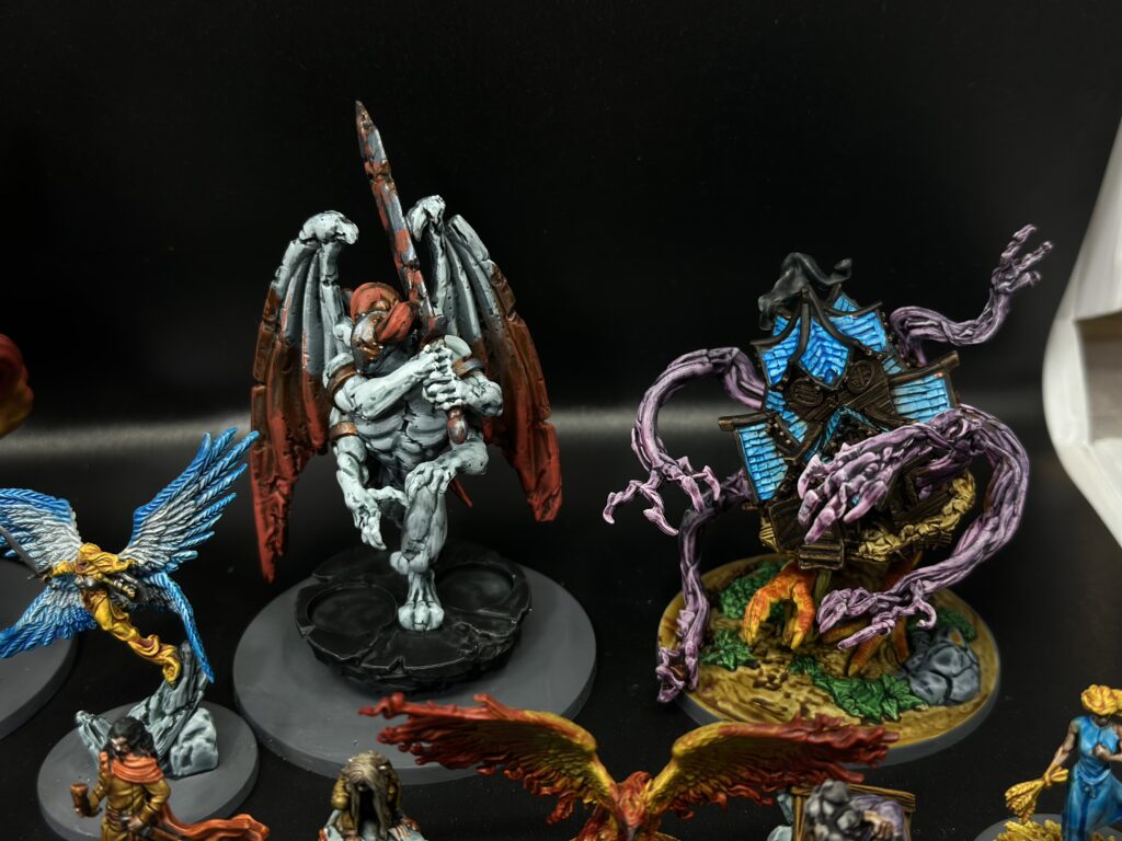 Destines painted miniatures from boardgame