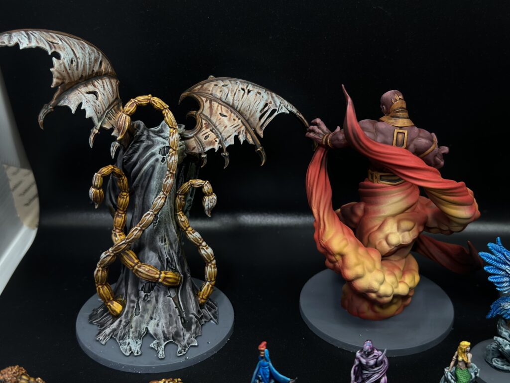 Destines painted miniatures from boardgame