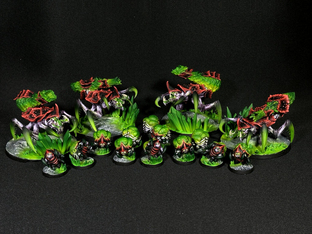 Tyranids Kraken Biovores and mine