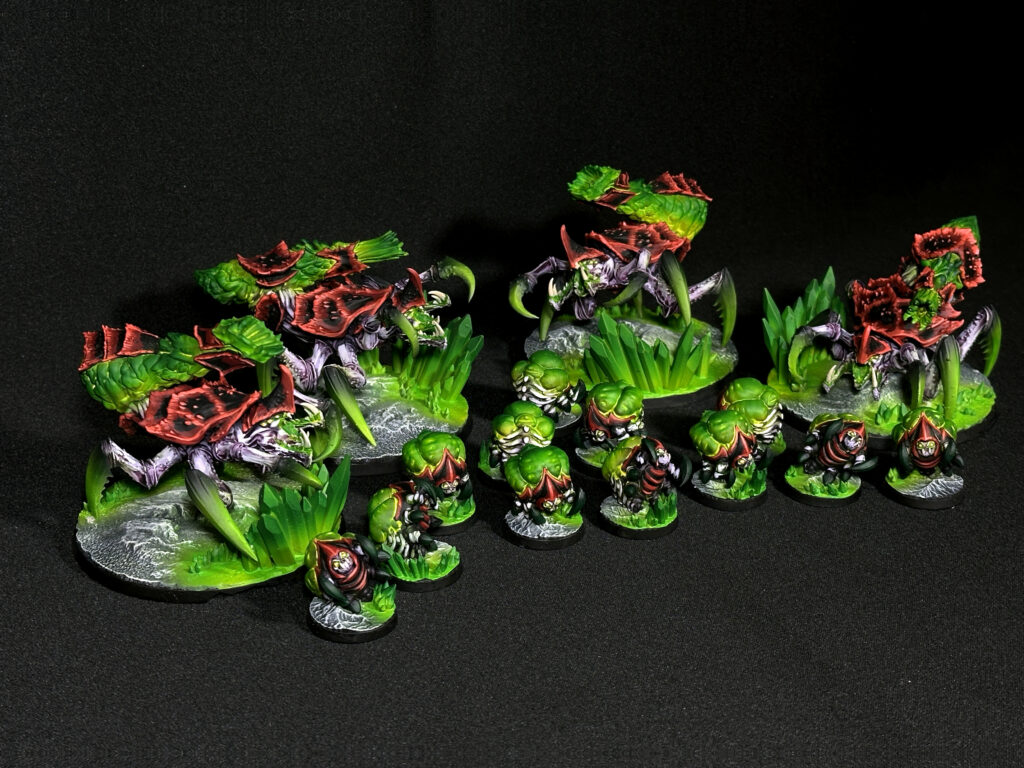Tyranids Kraken Biovores and mine