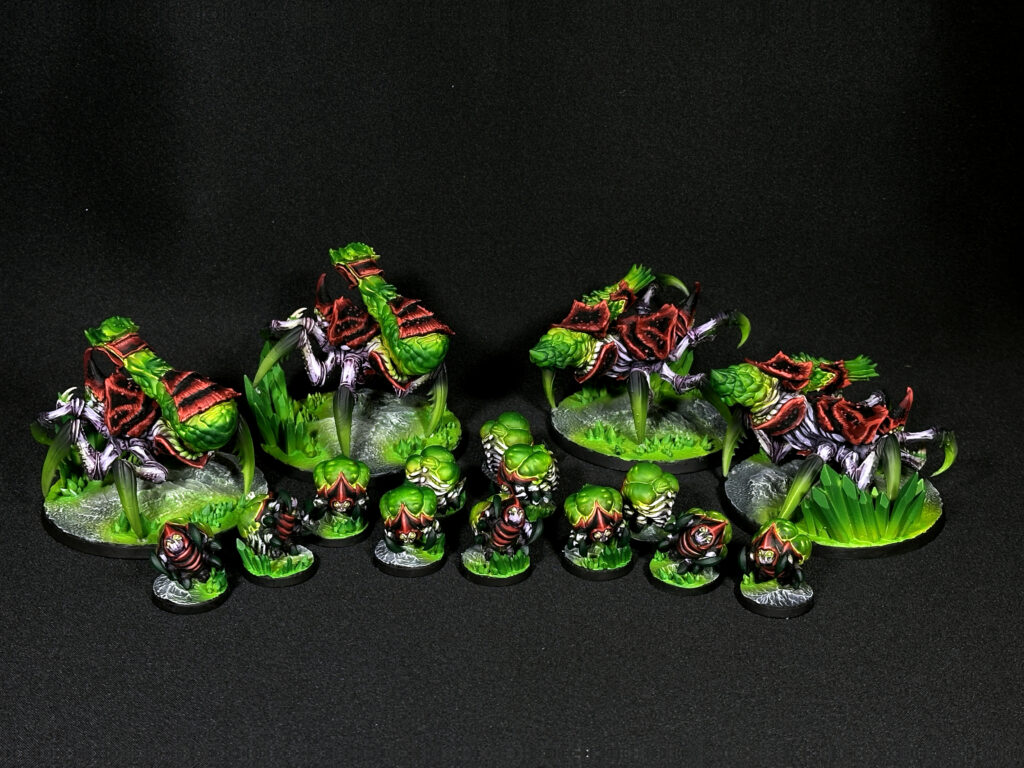 Tyranids Kraken Biovores and mine