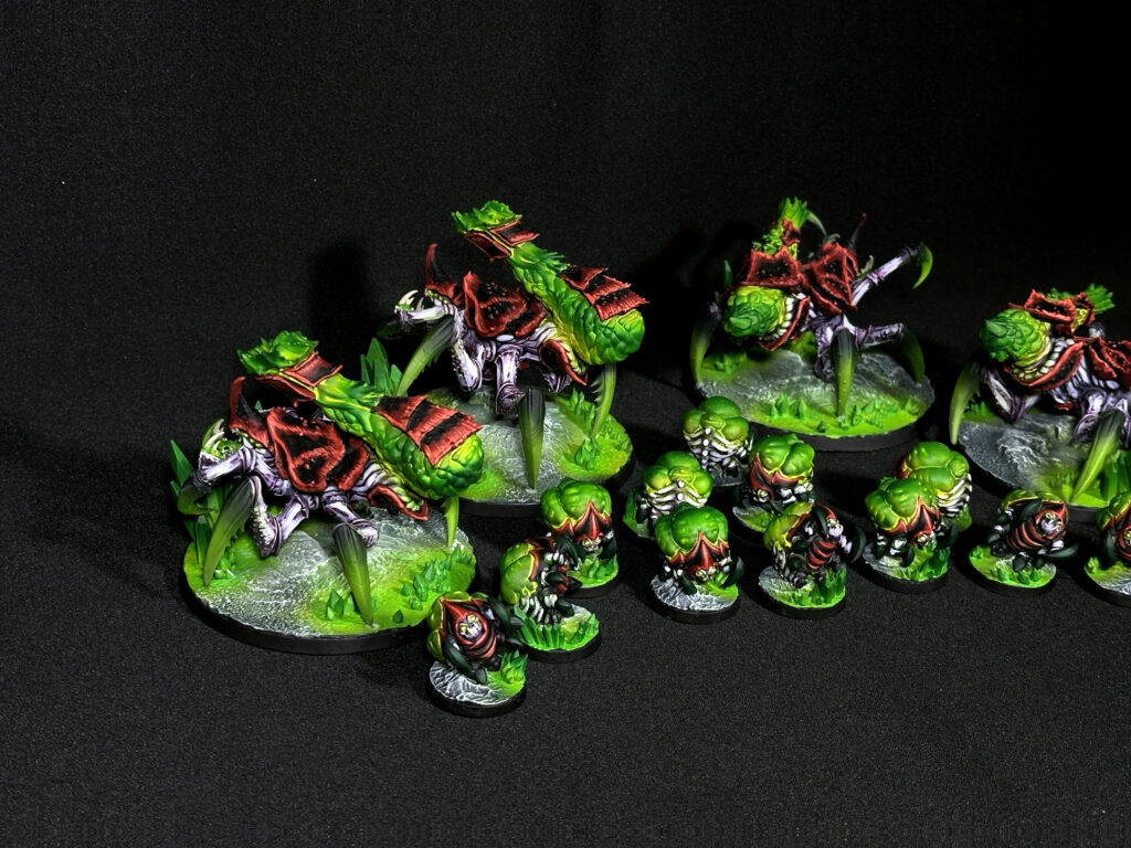 Tyranids Kraken Biovores and mine