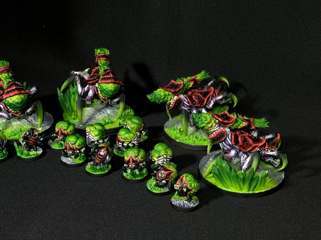 Tyranids Kraken Biovores and mine