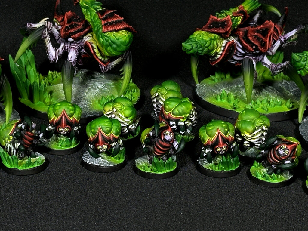 Tyranids Kraken Biovores and mine