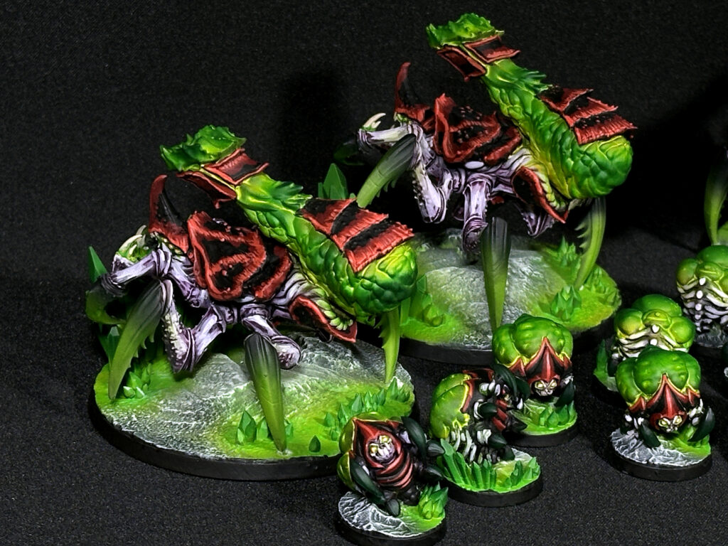 Tyranids Kraken Biovores and mine