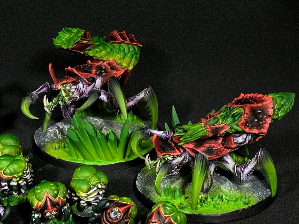 Tyranids Kraken Biovores and mine