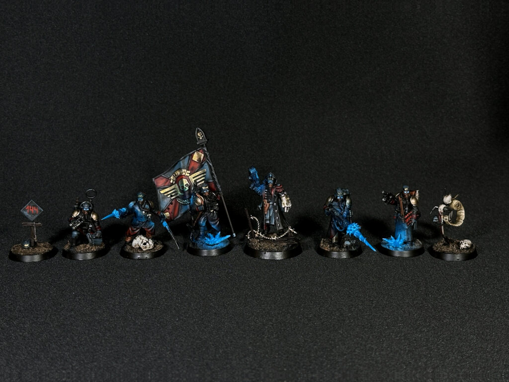 Death Korps of Krieg with blue fire