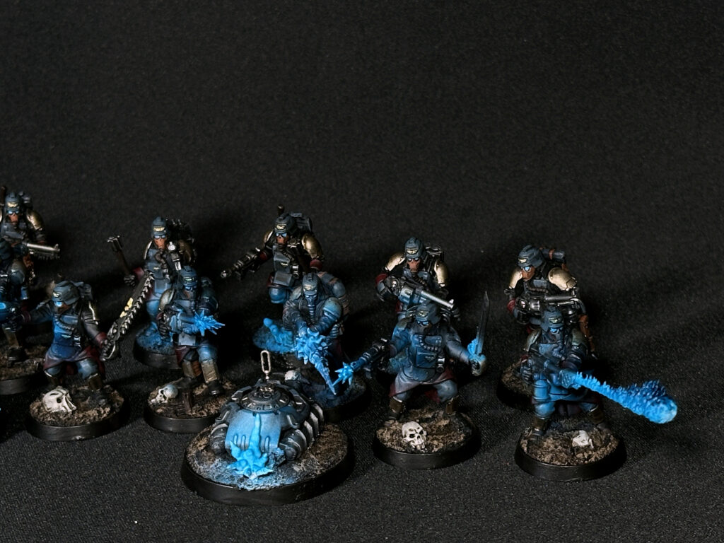 Death Korps of Krieg with blue fire