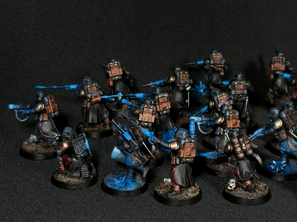 Death Korps of Krieg with blue fire