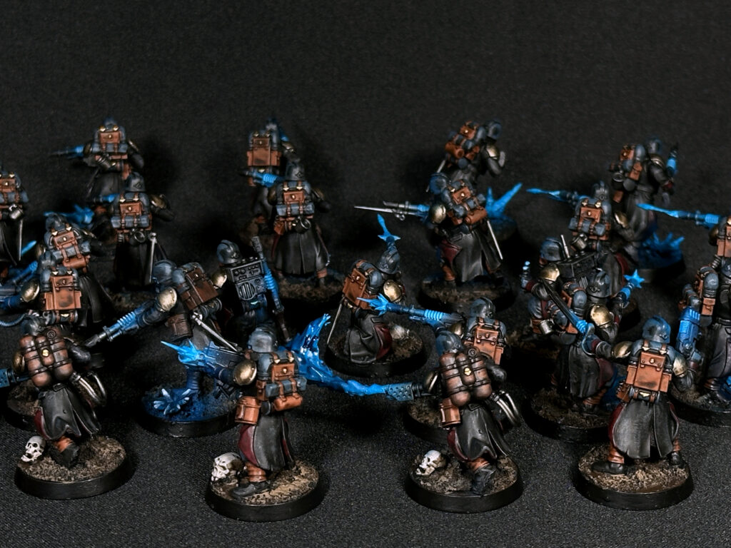 Death Korps of Krieg with blue fire