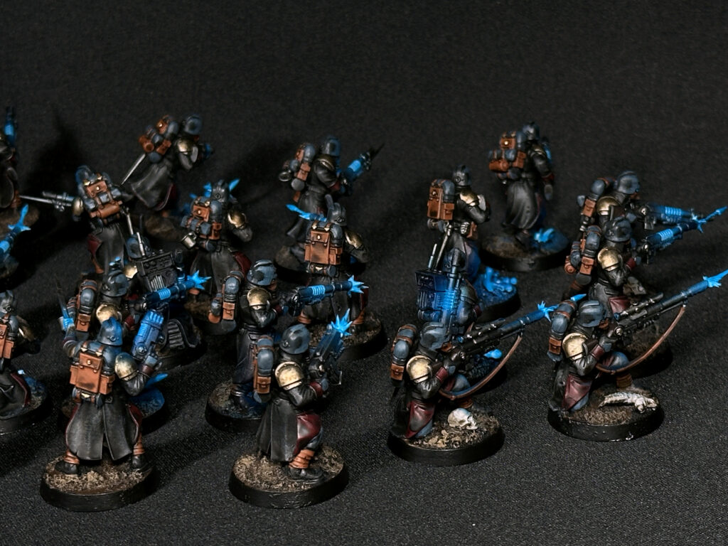 Death Korps of Krieg with blue fire