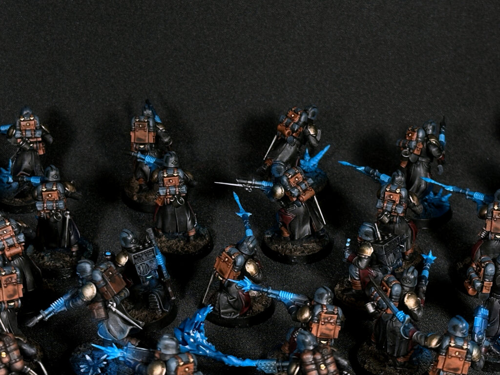 Death Korps of Krieg with blue fire