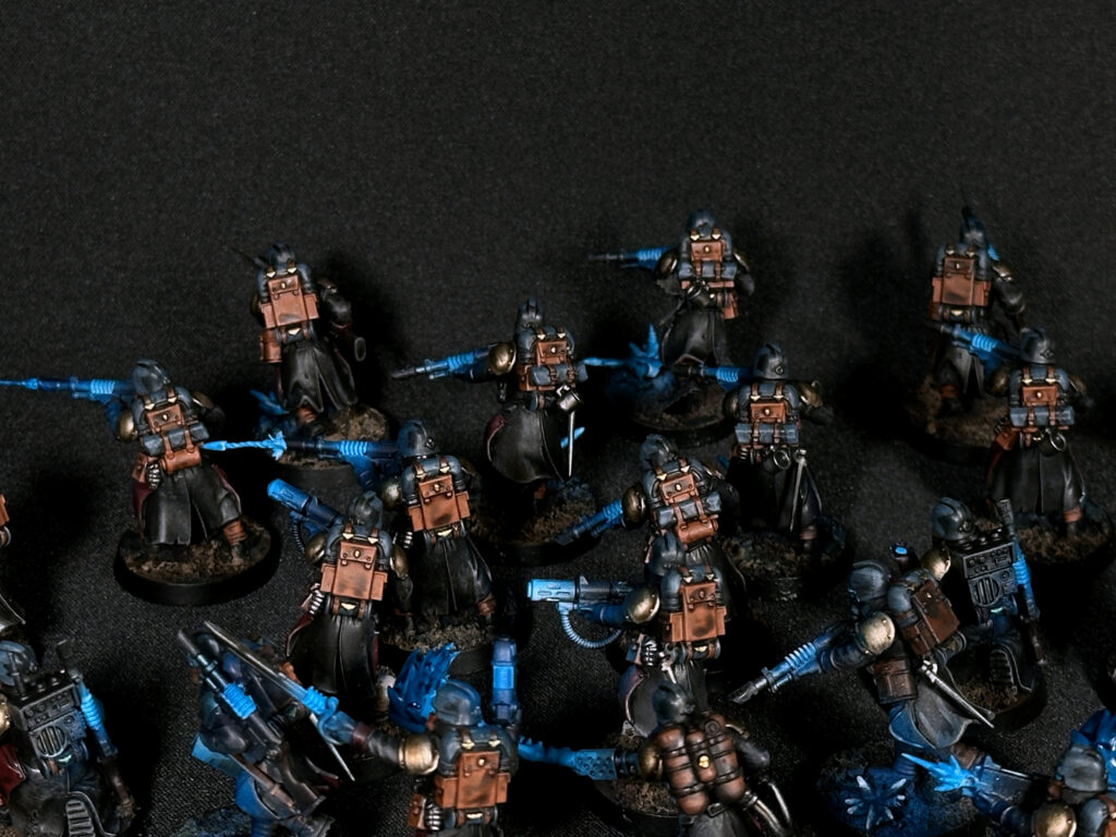 Death Korps of Krieg with blue fire