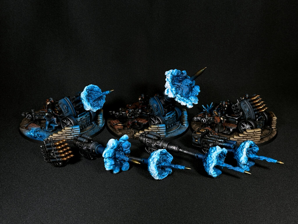 Death Korps of Krieg with blue fire