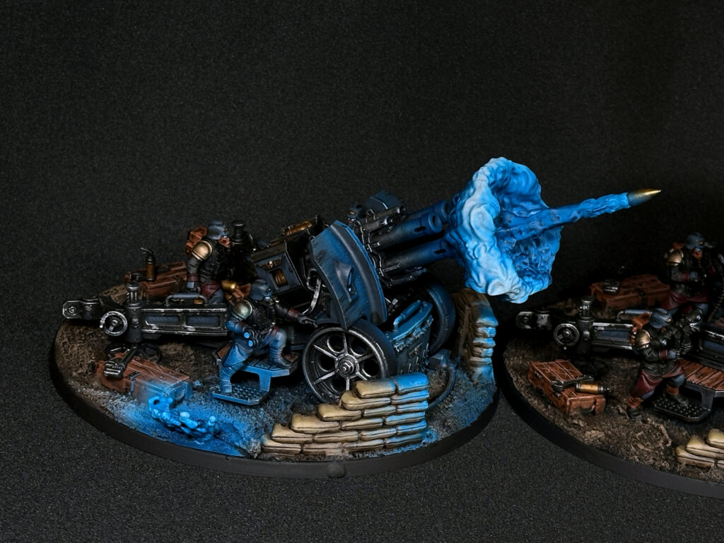 Death Korps of Krieg with blue fire